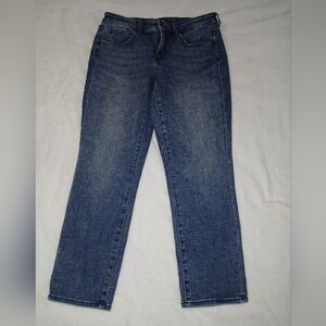 NYDJ Medium Blue Straight Leg Jeans Classic Style